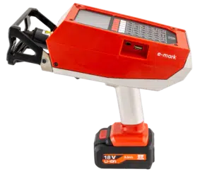 Marcatore portatile
a batteria E-MARK