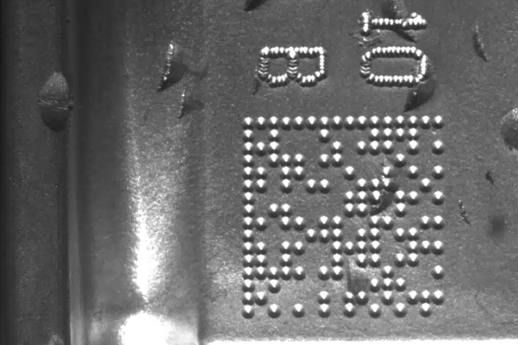 Marquage et relecture Datamatrix sur pièces moteurs à haute température