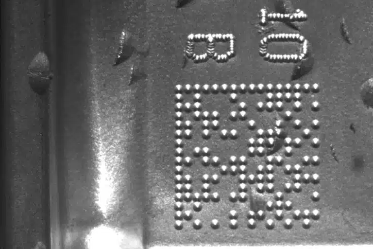 Marquage et relecture Datamatrix sur pièces moteurs à haute température