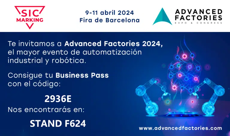 SIC Marking à l’Advanced Factories Expo & Congress 2024